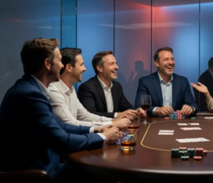 Galerie ze stylového pokerového večera pro firemní klienty